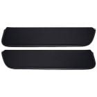 Distinctive Industries Sun Visors Black Pair Bronco 1966