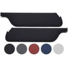 TMI Sun Visor Carbon Fiber Style Vinyl Pair Coupe/Fastback Mustang 1965-1966