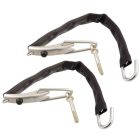 Tailgate Chain And Bracket Rubber Covered Pair Step Side F-100 1953-1972