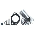 Mr. Gasket Thermostat Housing 90 Degree Chrome Gasket Style Mustang 289/302/351W 1965-1995