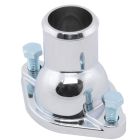CJ Classic Trucks Thermostat Housing Steel Chrome Tall Straight Up Small Block/Big Block Chevy Engine