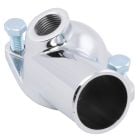 CJ Classic Trucks Thermostat Housing Steel Chrome Standard With Port Small Block/Big Block Chevy 1969-1987