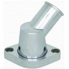 CJ Classic Trucks Thermostat Housing Aluminum Chrome 45 Degree Swivel Small Block/Big Block Chevy Engine
