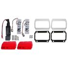 Scott Drake Taillight Kit LED Billet Mustang 1965-1966
