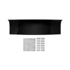 Decklid Panel Smooth Black Mustang 2010-2014