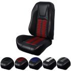 TMI Upholstery Sport R500 Series Seat With Seat Foam Black Mustang 1992-1993