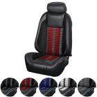 TMI Upholstery Sport R500 Series Seat With Seat Foam Lo-Back Black Mustang 1994-1996