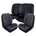 TMI Upholstery And Seat Foam Kit Sport II Series Front And Rear Buckets Without Rear Pony Logo/Console Pony Coupe Mustang 1965-1966