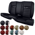 TMI Rear Seat Upholstery And Seat Foam Sport II Series With Pony Logo Without Console Pony Coupe Mustang 1965-1966