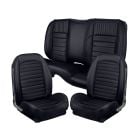 TMI Upholstery And Seat Foam Kit Sport II Series Front And Rear Buckets Without Rear Console Standard Coupe 1965 Mustang