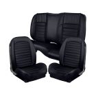TMI Upholstery And Seat Foam Kit Sport II Series Front And Rear Buckets Without Rear Console Standard Coupe 1966 Mustang