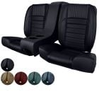TMI Rear Seat Upholstery And Seat Foam Sport II Series With Console Standard Coupe 1966 Mustang