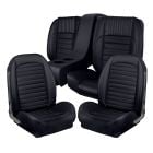 TMI Upholstery And Seat Foam Kit Sport II Series Front And Rear Buckets With Rear Console Standard Coupe 1966 Mustang