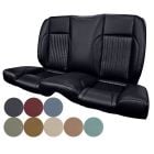 TMI Rear Seat Upholstery And Seat Foam Sport II Series Without Console Standard Coupe 1968 Mustang