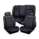 TMI Upholstery And Seat Foam Kit Sport II Series Front And Rear Buckets Without Rear Console Standard Coupe 1968 Mustang