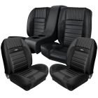 TMI Upholstery And Seat Foam Kit Sport R Series Front And Rear Buckets With Rear Console Without Rear Pony Logos Pony Coupe Mustang 1965-1966