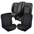 TMI Upholstery And Seat Foam Kit Sport R Series Front And Rear Buckets With Rear Console Coupe Mustang 1968-1969