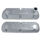 Valve Covers With Highlighted Fins Cobra Powered By Ford Cast Aluminum Pair Mustang 289/ 302/ 351W