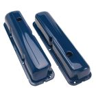 Trans-Dapt Performance Valve Cover Baffled Stock Height Ford Blue Pair 390/427/428 Mustang 1967-1970