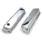 Trans-Dapt Performance Valve Cover Baffled Stock Height Traditional Chrome Pair 429/460 Mustang 1969-1970