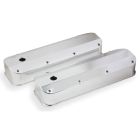 Mr. Gasket Valve Cover Silver Anodized Fabricated Aluminum Pair 429/460