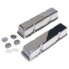 Trans-Dapt Performance Valve Cover Tall Polished Aluminum Pair 283/302/305//307/327/350/400 Chevrolet C10 1960-1987