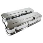 Valve Cover Short Chrome Steel Pair Big Block Chevrolet 1965-1995