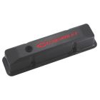 PROFORM Valve Cover Aluminum Carbon Pair With Raised Chevrolet Logo 262-400 Small Block Chevrolet 1955-1986