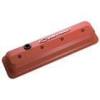 PROFORM Valve Cover Tall Orange Slant-Edge W/ Raised Logo Pair 305/307/327/350 Gen II Small Block Chevrolet C10 1987/ C/K Truck 1987-1998