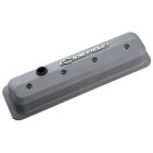 PROFORM Valve Cover Tall Gray Slant-Edge W/ Raised Logo Pair 305/307/327/350 Gen II Small Block Chevrolet C10 1987/ C/K Truck 1987-1998