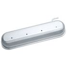 PROFORM Valve Cover Slant-Edge Plain Polished Aluminum Tall Baffled Pair GM LS