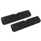 Holley Valve Cover Adapter Plate Black Pair LS To Chevrolet Small Block
