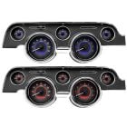 Dakota Digital VHX 5-Gauge Assembly w/ Carbon Fiber Style Face Mustang 67-68
