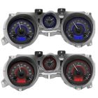 Dakota Digital Gauge Assembly VHX With Carbon Fiber Style Face Mustang 1971-1973