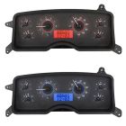 Dakota Digital Gauge Instrument Cluster Assembly VHX With Carbon Fiber Style Face Mustang 1987-1989