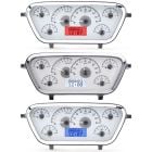 Dakota Digital Gauge System VHX Silver Alloy Style Face F-100 1953-1955
