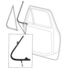 Vent Window Frame Black Powder-Coated Passenger Side F-100 1973-1977