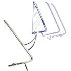 Vent Window Frame Assembly Stainless Steel With Pivot Driver Side F-100 1953-1955