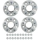ACCELATEC Front And Rear Wheel Spacer Kit 20mm Silver Focus ST/RS 2013-2018