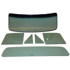 Glass Kit 6-Piece Green-Tinted With Shaded Windshield F-100 1953-1955