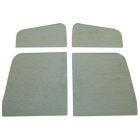 Glass Kit 6-Piece Green-Tinted With Shaded Windshield With Flat Rear Window F-100 1956