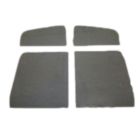 Glass Kit 6-Piece Smoked With Green-Tinted And Shaded Windshield For Wrap Around Rear Window F-100 1957-1960