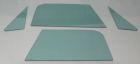 Door Glass Kit 4-Piece Green-Tinted Chevrolet C10 1967