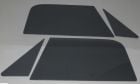 Door Glass Kit 4-Piece Smoked With Channels And Assembled Vent Windows Chevrolet C10 1967