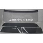 Complete Glass Kit 6-Piece Smoked With Shaded Windshield For Large Deluxe Rear Window Chevrolet C10 1968-1972