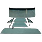 Complete Glass Kit 6-Piece Clear With Full Vent Assemblies And Small Back Glass Chevrolet C10 1968-1972