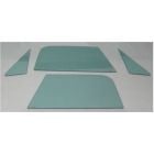 Door Glass Kit 4-Piece Green-Tinted Chevrolet C10 1973-1980
