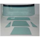 Complete Glass Kit 6-Piece Green-Tinted With Shaded Windshield Chevrolet C10 1973-1975