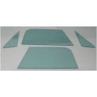 Door Glass 4-Piece Kit Green Tint Chevrolet C10 1981-1987