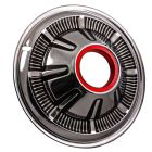Front Hub Cap With Red Center Ring 15" Ford Tooling Bronco 1966-1977